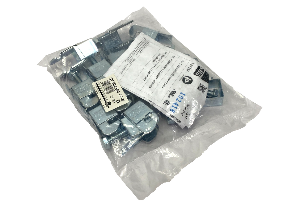 SV 3454500 | Rittal Conductor Terminal, Carbon Steel, Zinc-Plated, PACK OF 15 - New - Maverick Industrial Sales