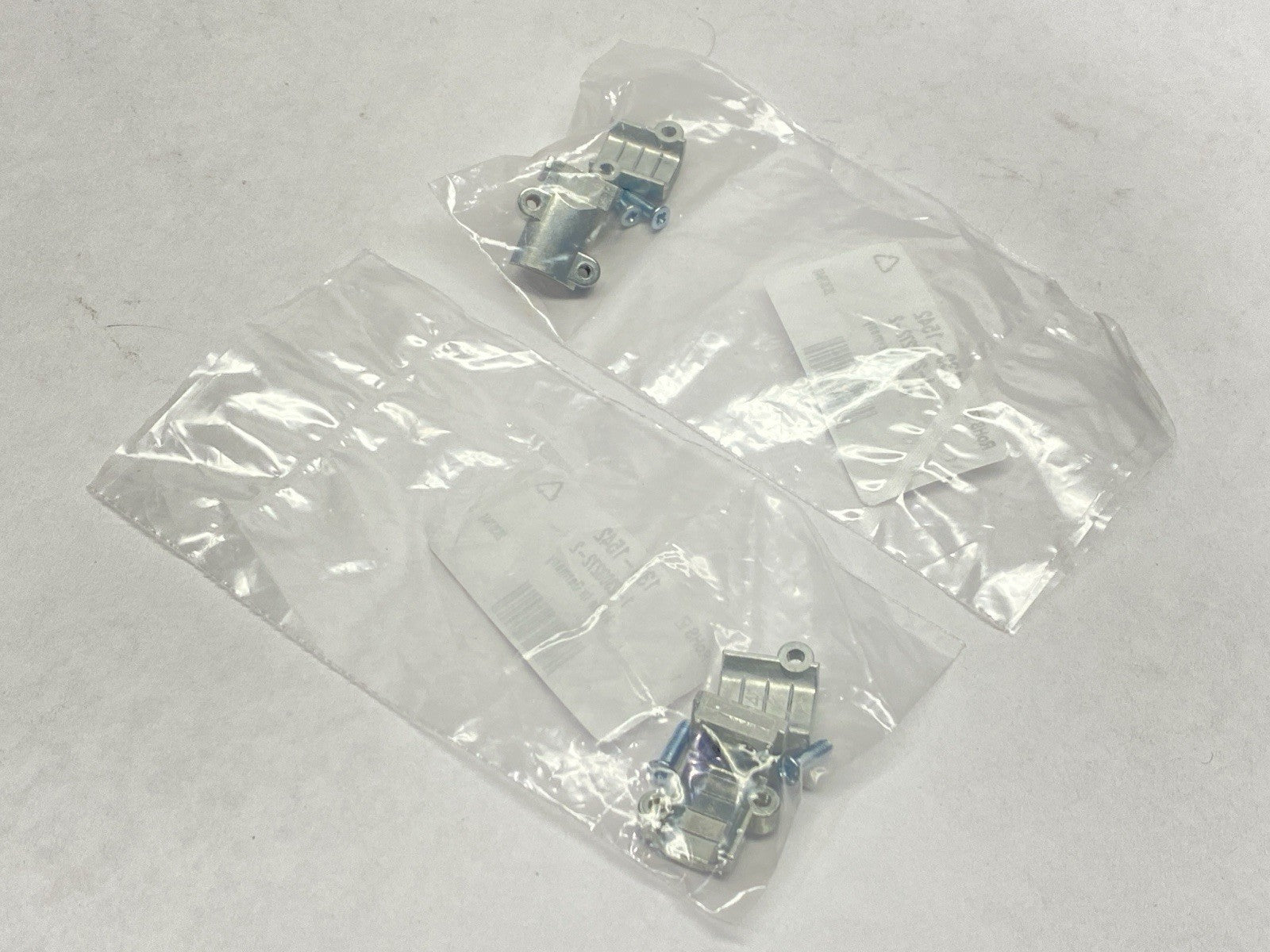1-2308272-2 | TE-Connectivity Cable Clamp Kit Zinc Rail D-Sub Backshells LOT OF 2 - New - Maverick Industrial Sales