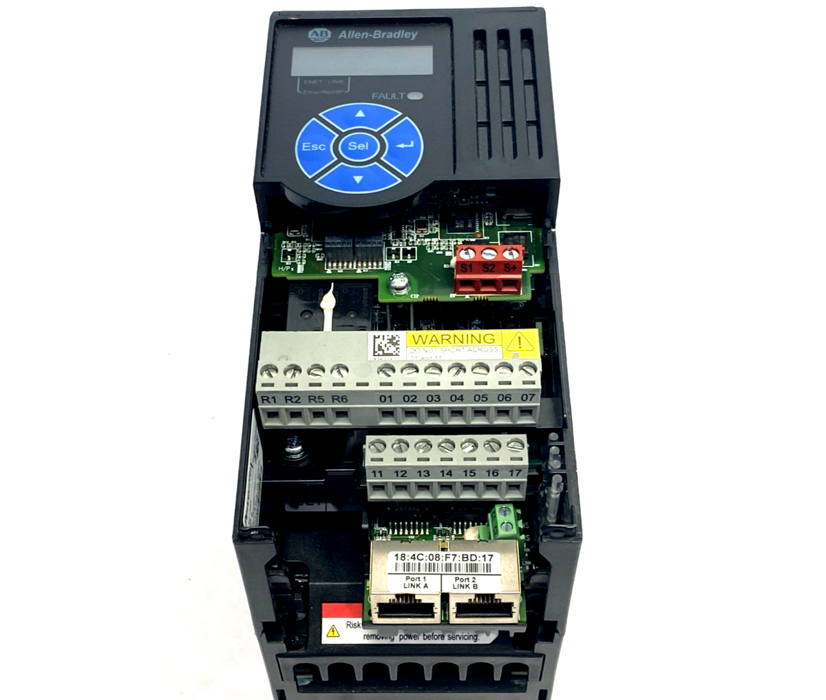 25C-D2P3N104 | Allen Bradley Ser. B PowerFlex 527 AC Drive 0.75kW/1HP 3PH 2.3A - New – Open box - Maverick Industrial Sales