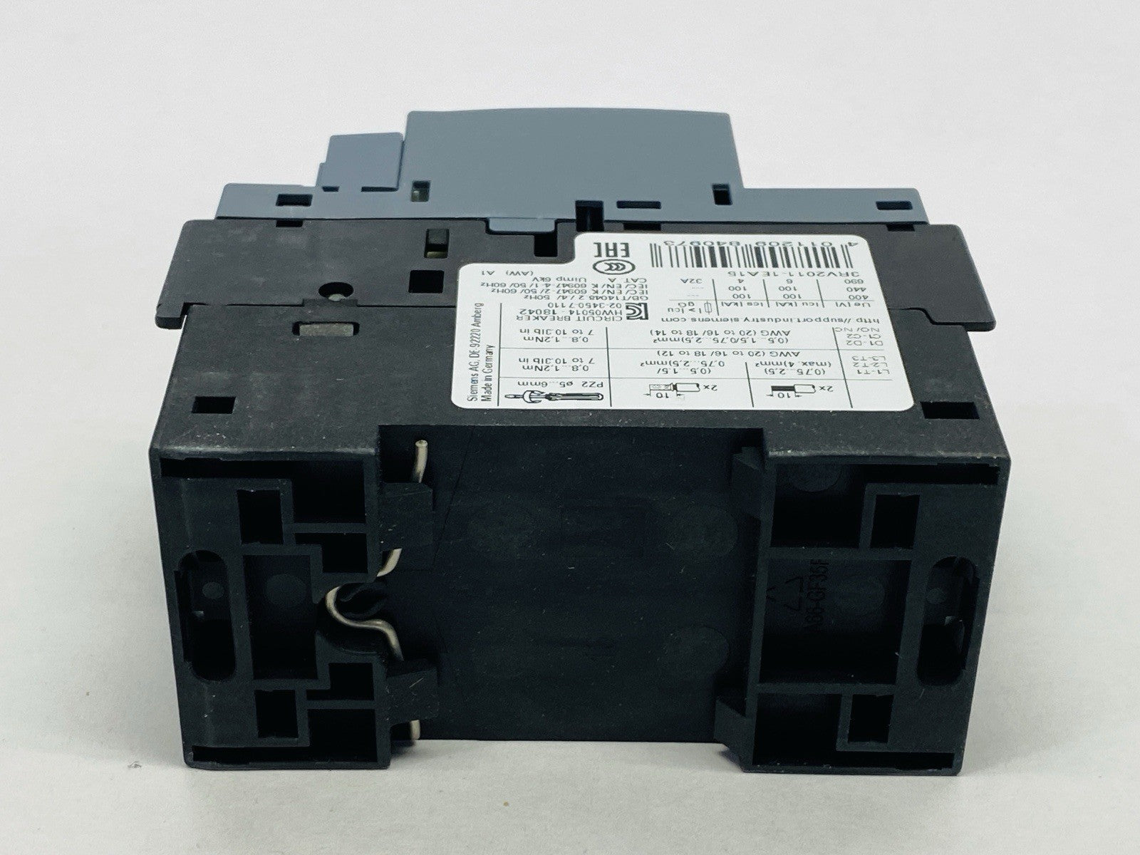 Siemens 3RV2011-1EA15 Sirius Motor Protection Circuit Breaker 2.8-4A 600V - Maverick Industrial Sales