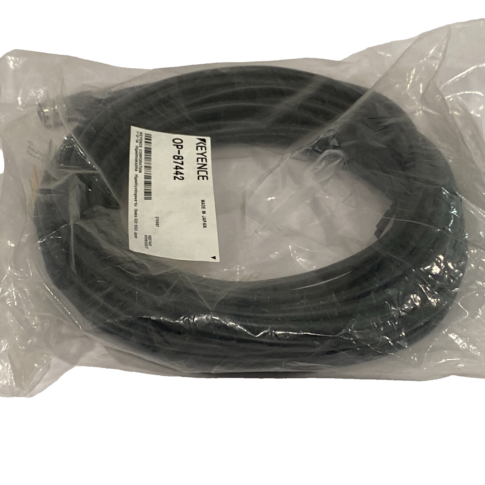 Keyence OP-87442 Vision Sensor Power I/O Cable 10m - Maverick Industrial Sales