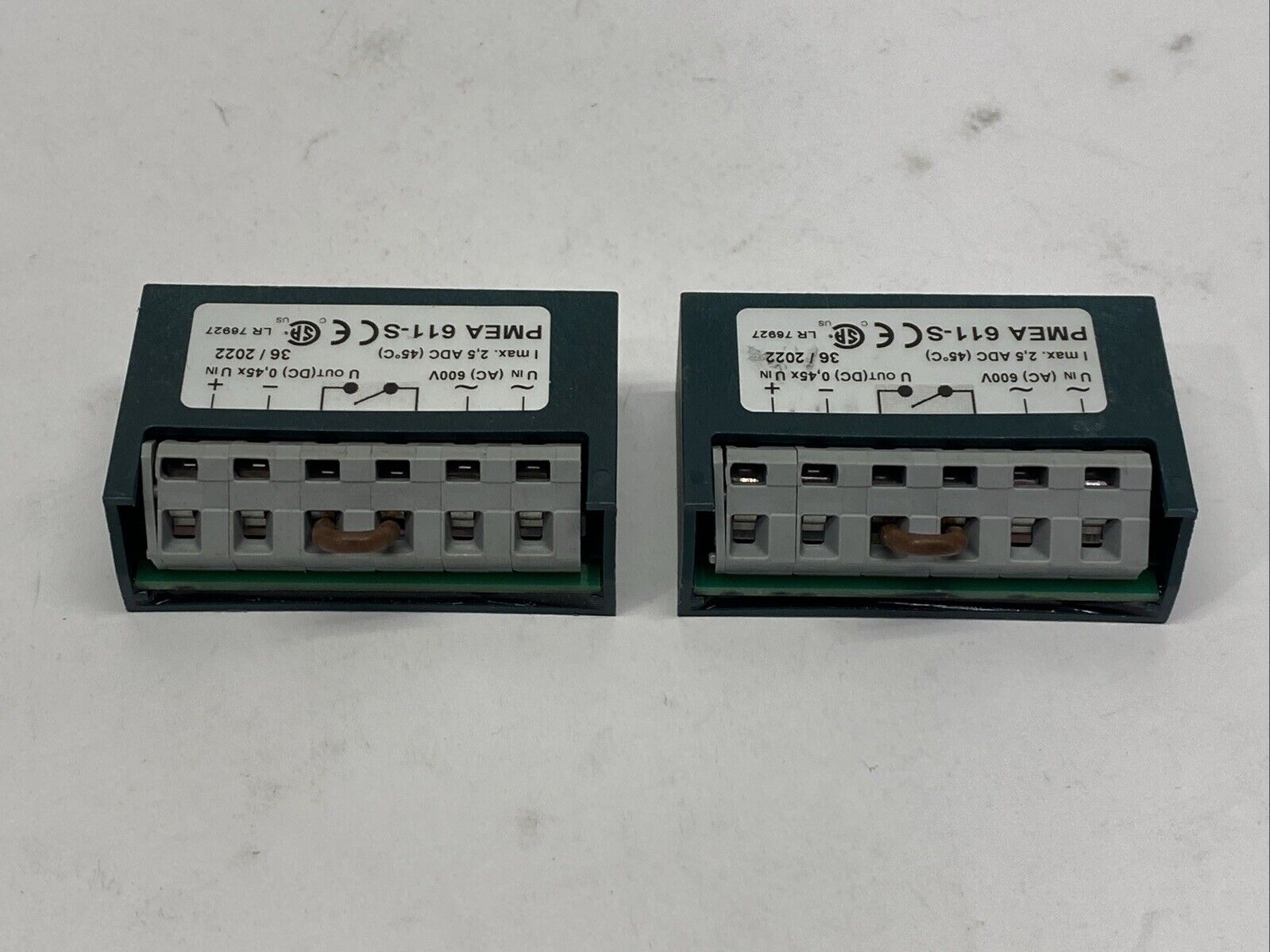 PMEA 611-S Motor Brake Rectifier 600VAC 2,5ADC LR 76927 LOT OF 2 - Maverick Industrial Sales