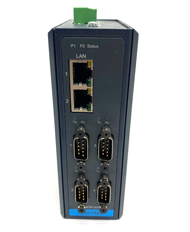 Advantech EKI-1524 Serial Device Server RS-232/422/485 4-Port 12~48VDC - Maverick Industrial Sales