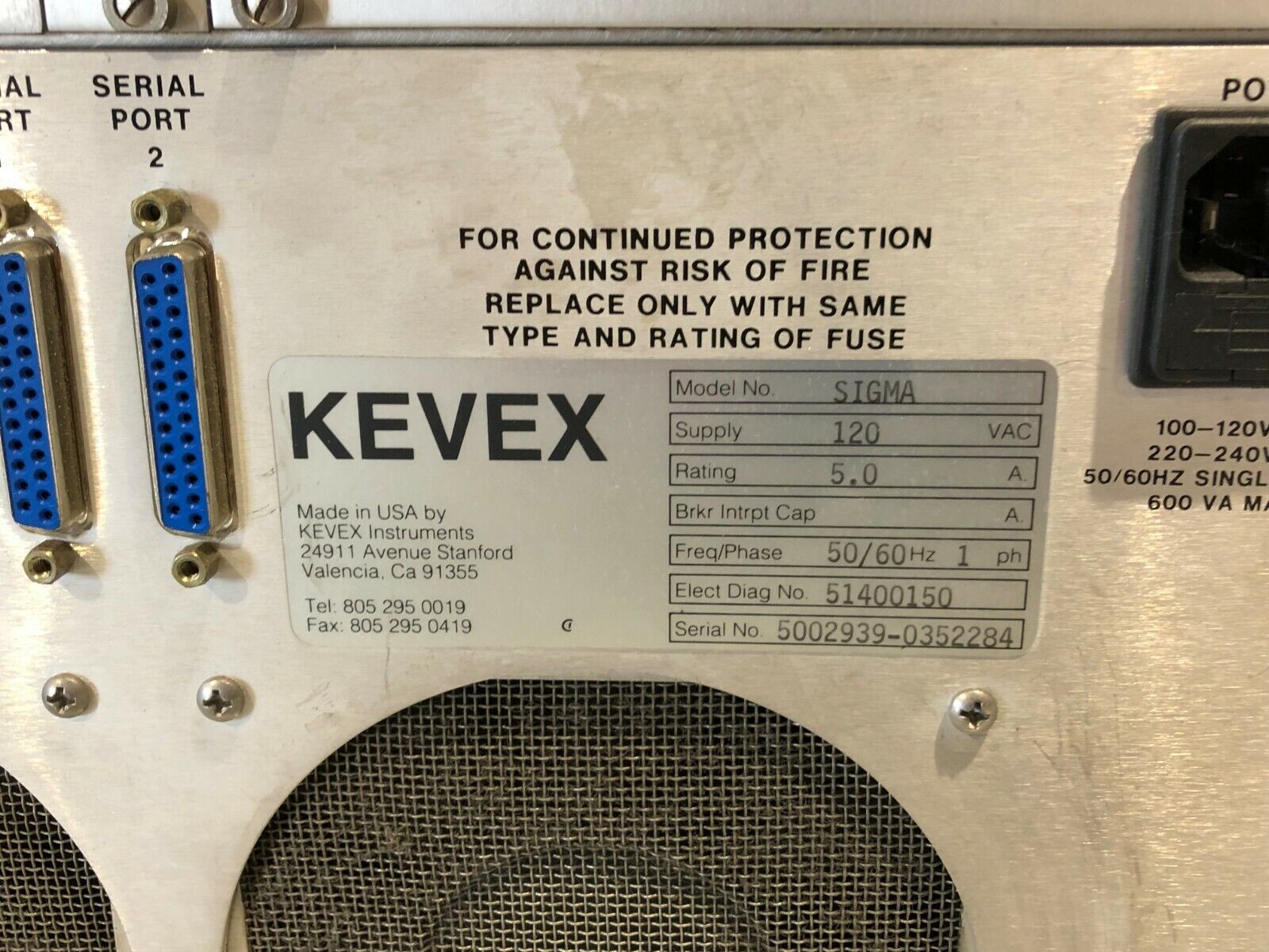 Kevex Instruments Sigma KS2 and 4855 Digital Beam Control Interface Controller - Maverick Industrial Sales