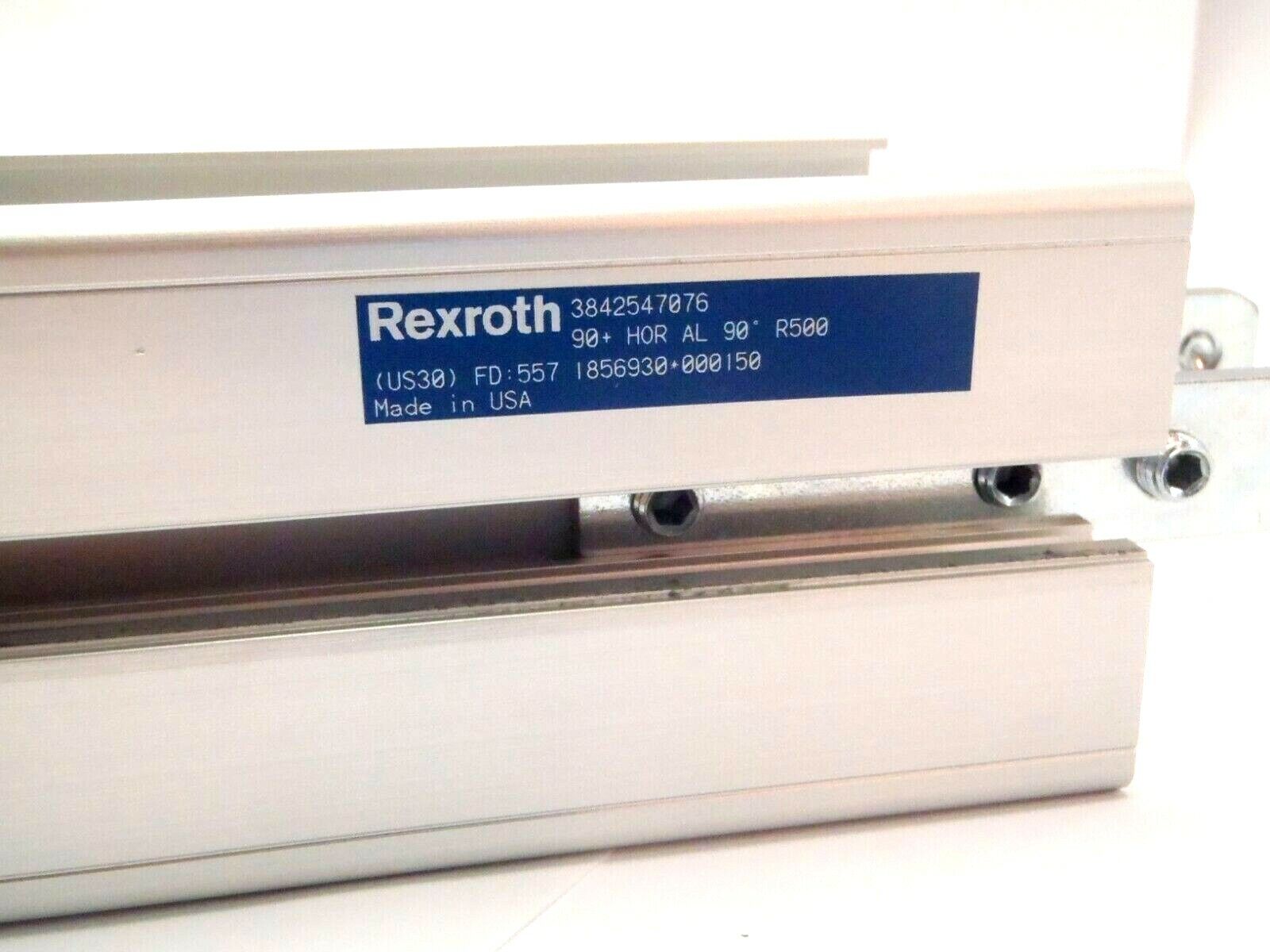 Bosch Rexroth 3842547076 Sliding Curve Horizontal AL 90+ 90 Degree R500 - Maverick Industrial Sales