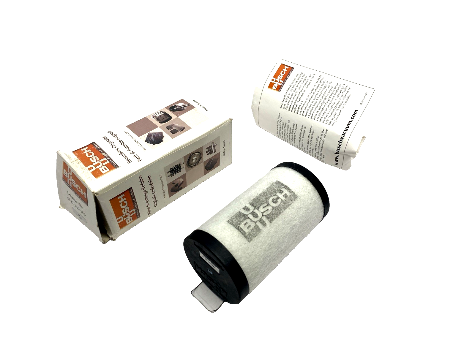 0532140155 | Busch Exhaust Filter 0532 140 155 - New – Open box - Maverick Industrial Sales