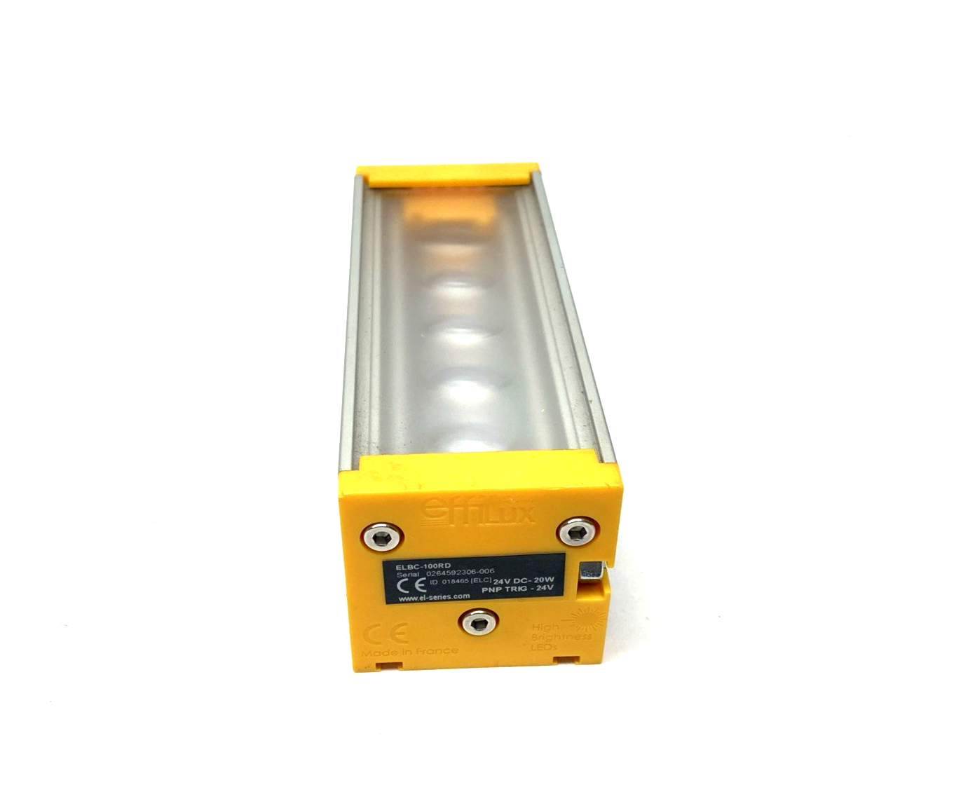 Effilux ELBC-100RD EL Series High-Power Flood Type Bar Light 24VDC 20W - Maverick Industrial Sales