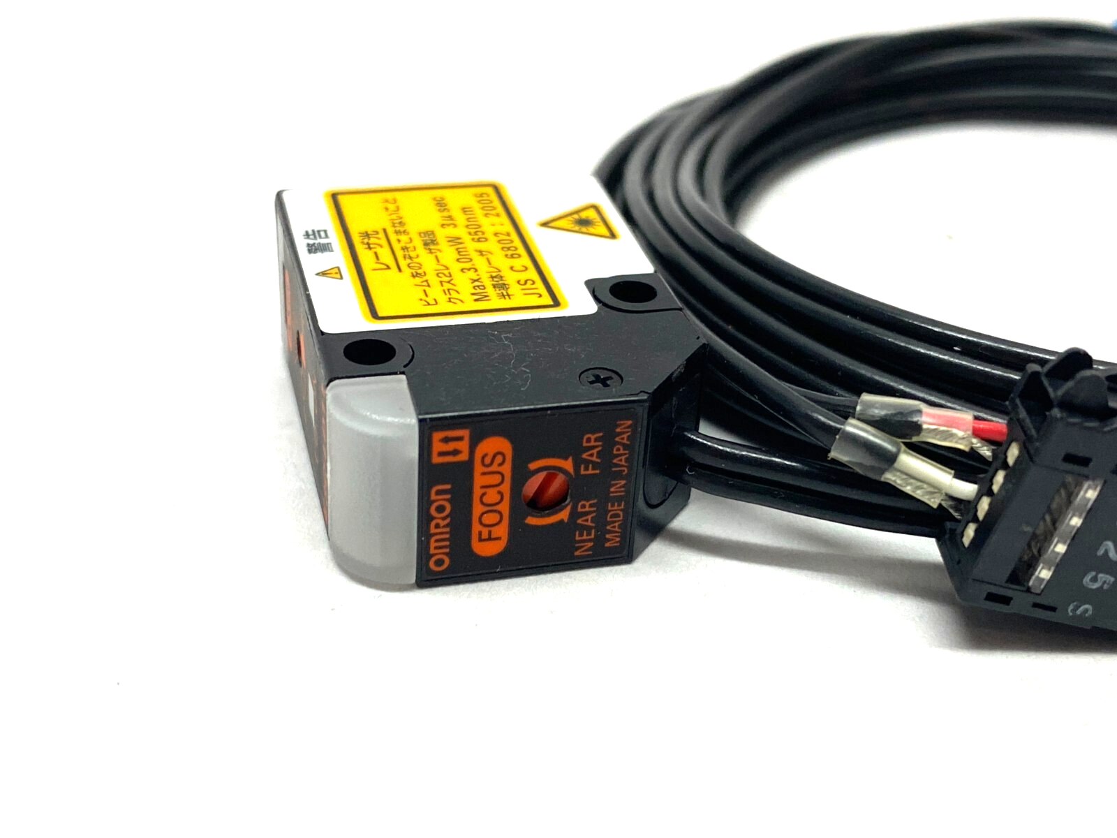 Omron E3C-LD11 2M Photoelectric Diffuse Laser Sensor 2m Cable - Maverick Industrial Sales