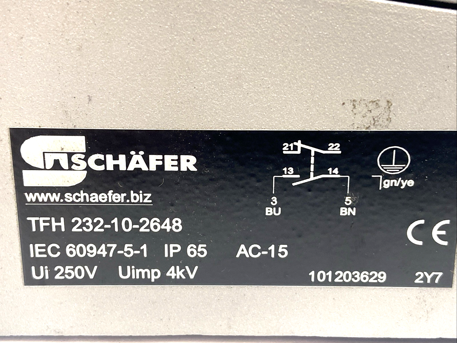 232-10-2648 | SCHAFER TFH Industrial Foot Switch Pedal - Used - Maverick Industrial Sales