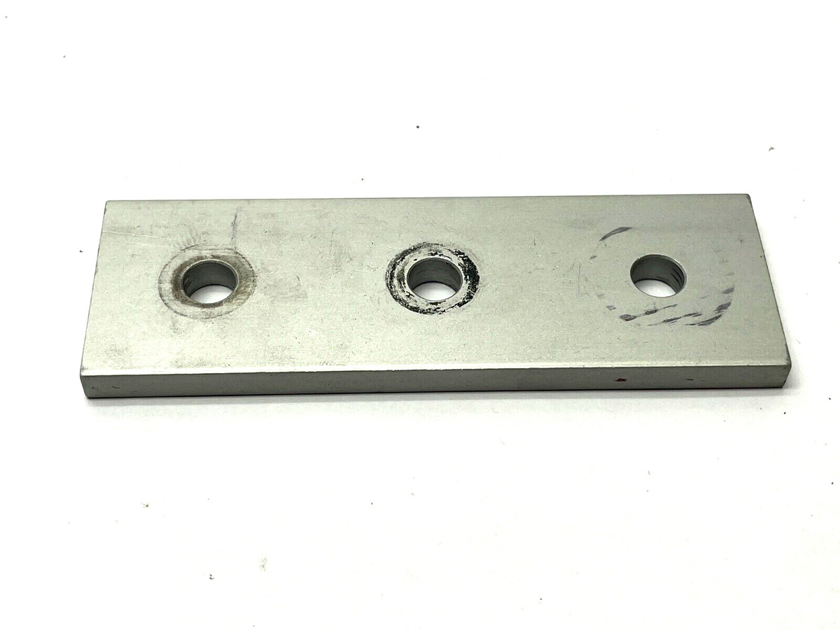80/20 4306 Straight Flat Plate Ready Tube 3 Hole LOT OF 2 - Maverick Industrial Sales