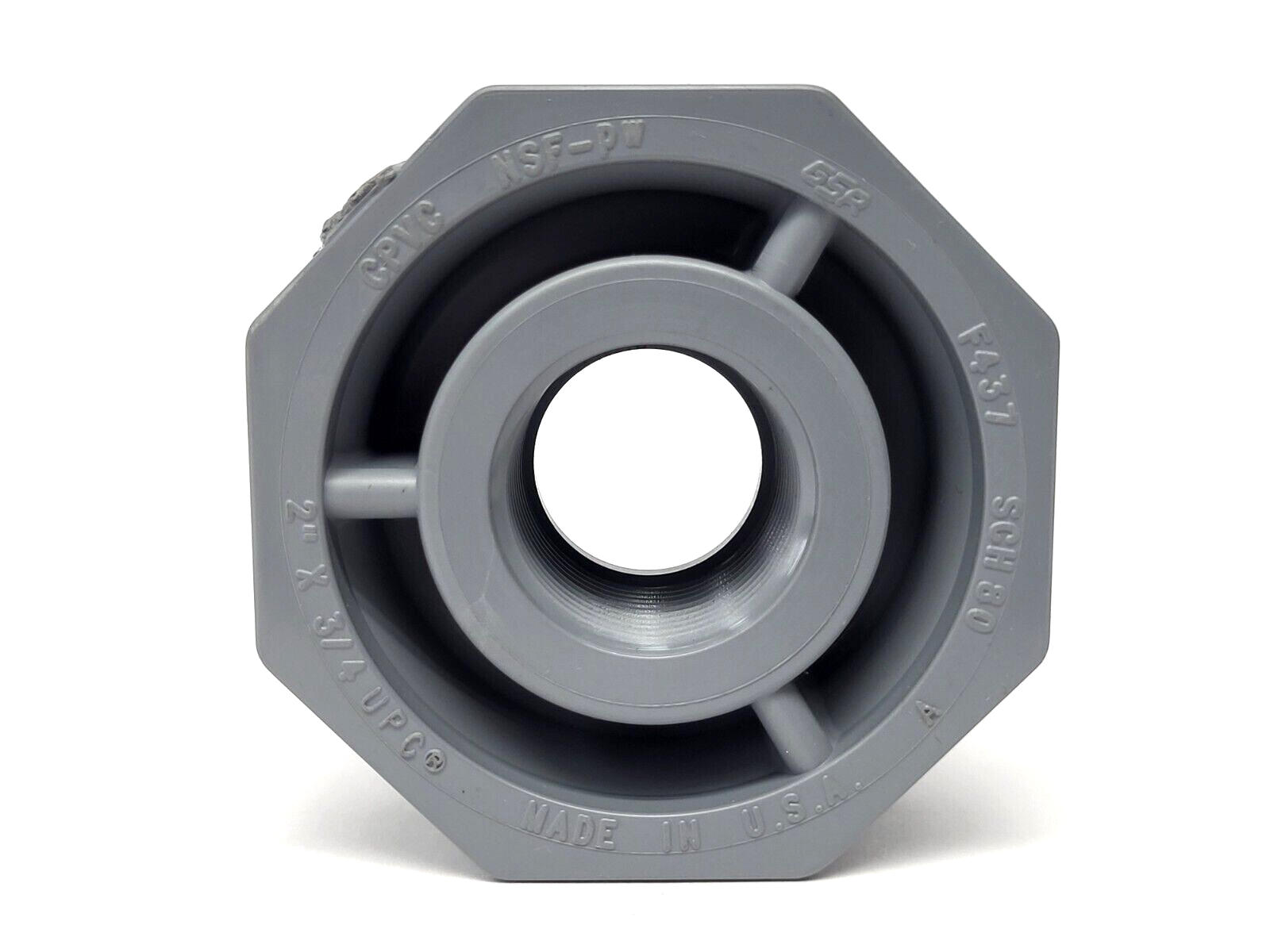 GSR SCH 80 Reducing Bushing 2" x 3/4" CPVC - Maverick Industrial Sales