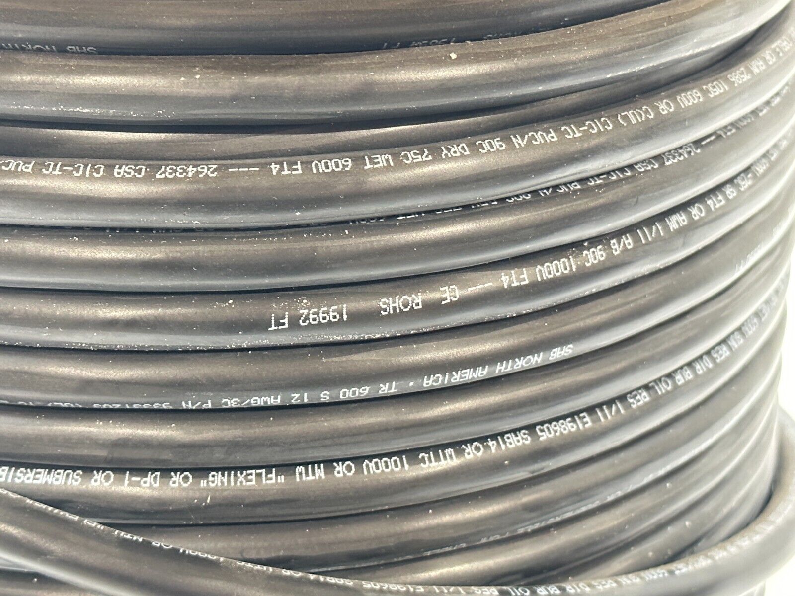 SAB 93331203 12 AWG 3C Motor Control Cable Wire 40LB SPOOL - Maverick Industrial Sales