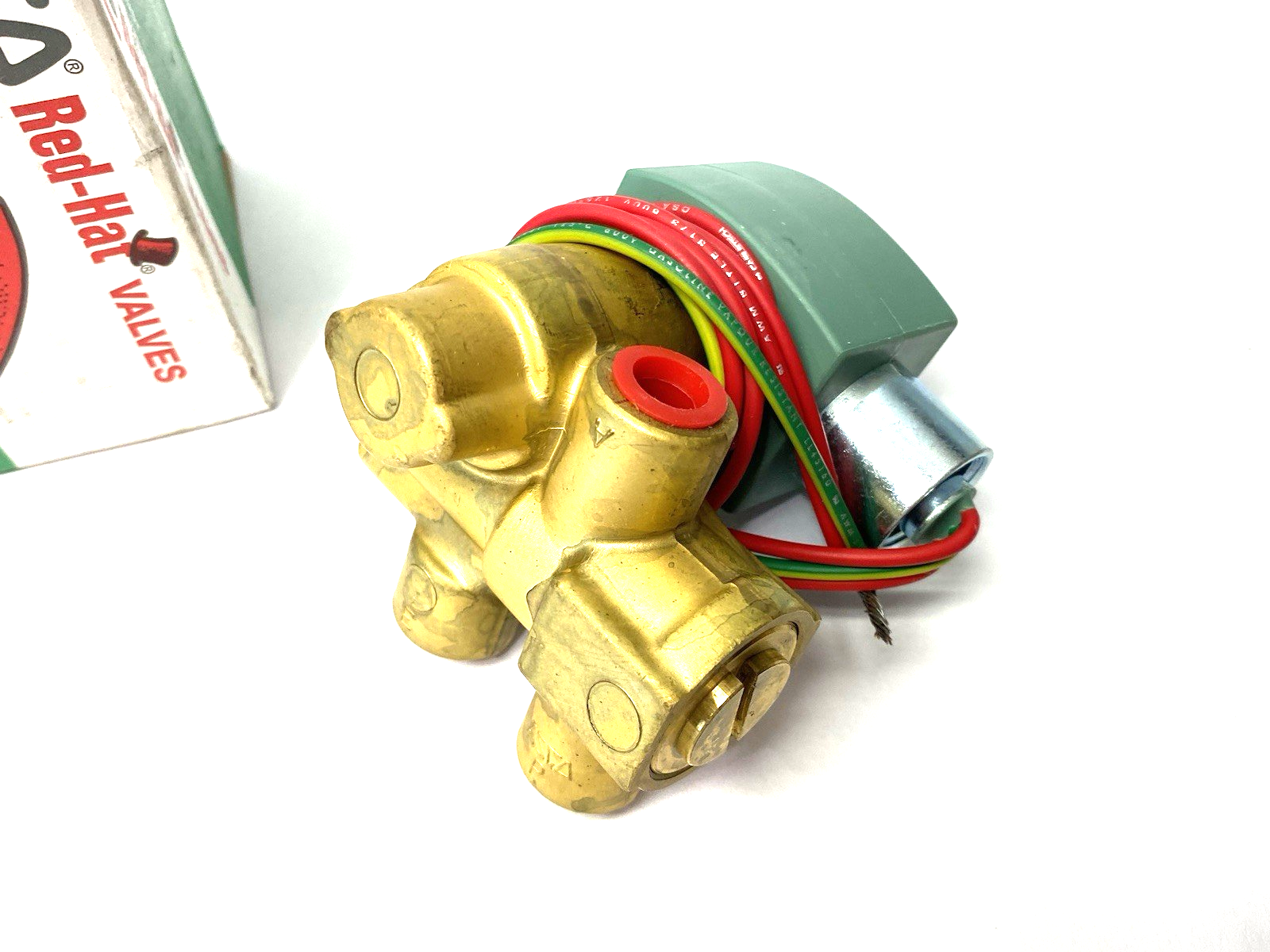 8321G1 | ASCO Red Hat 3-Way Normally Closed Solenoid Valve 1/4" Pipe 20778 - New – Open box - Maverick Industrial Sales