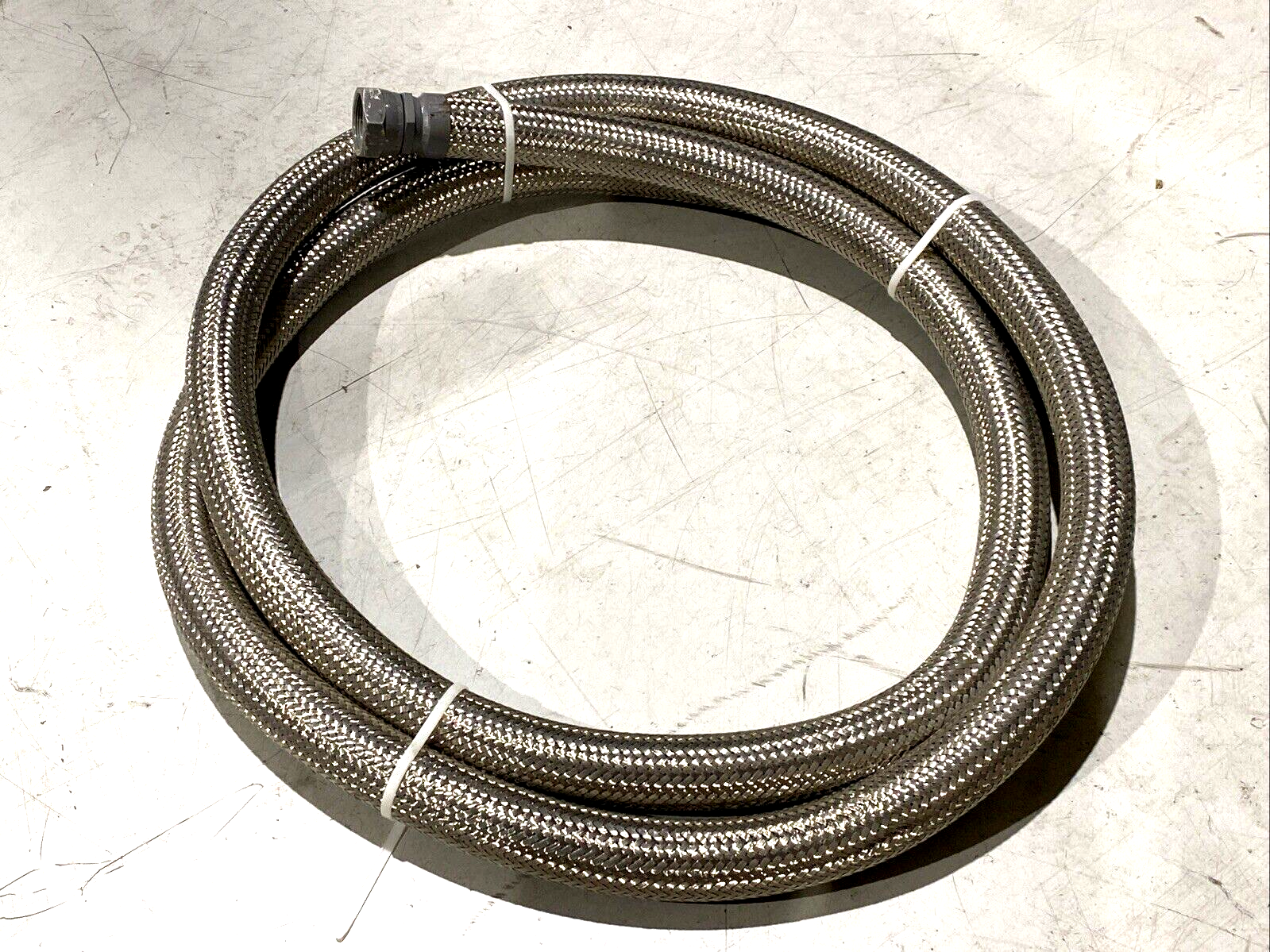 Braided Flexible Hose 2" Wide 15ft Length 1-3/4" NPT Female Connectors - Maverick Industrial Sales