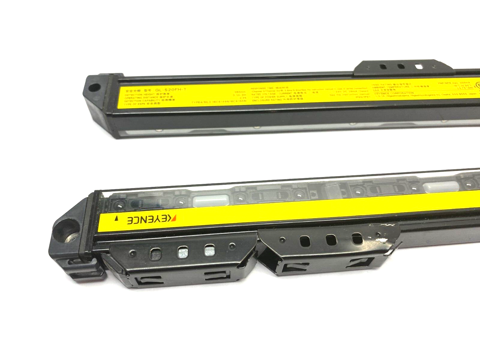 Keyence GL-S20FH-T Transmitter GL-S20FH-R Receiver Light Curtain Set - Maverick Industrial Sales