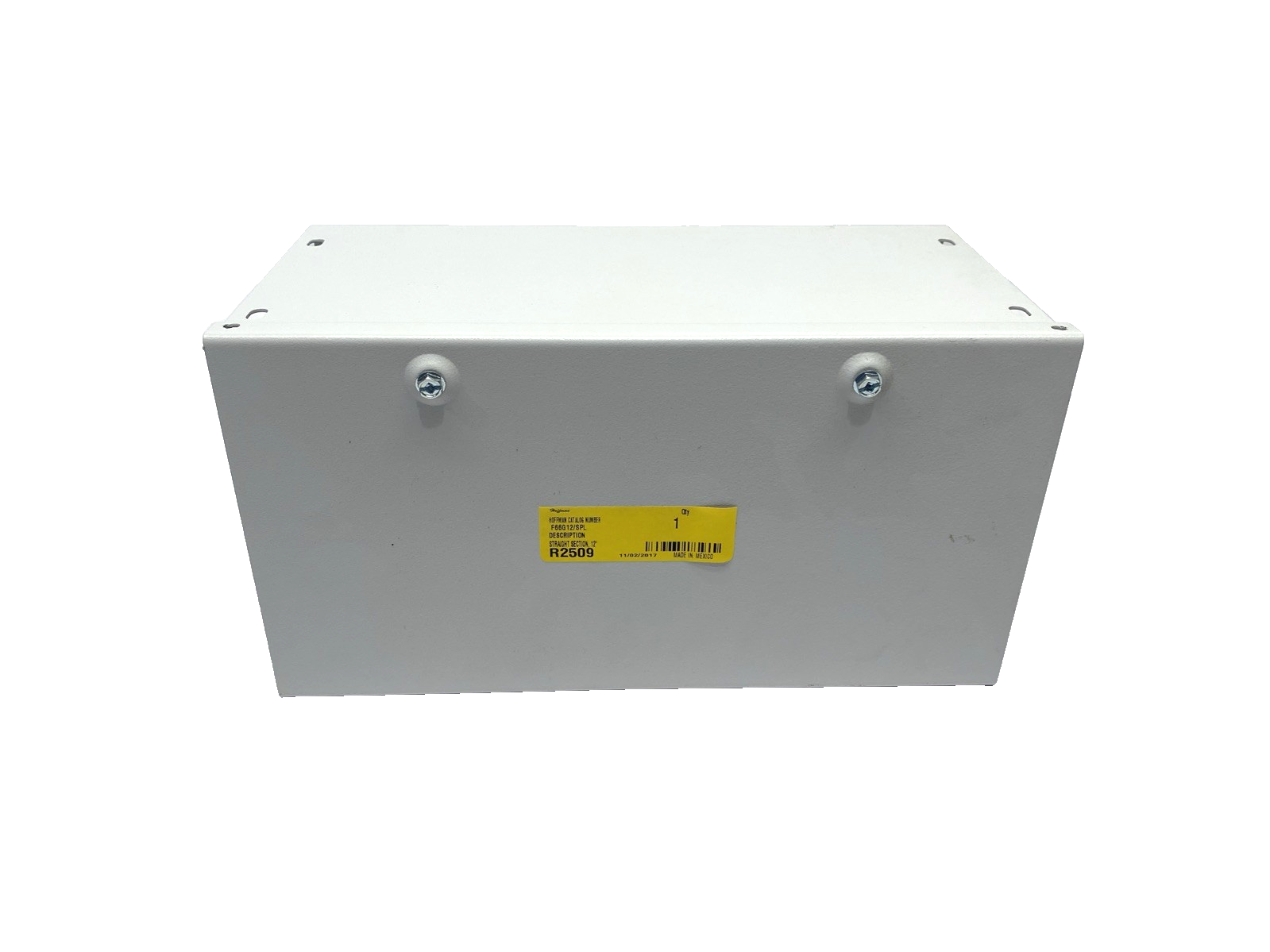 F66G12/SPL,F66G12 | Hoffman F66G12 Lay-in Wireway, Hinged-Cover Type 1, 6"x6"x12" PAINTED F66G12/SPL - New Other - Maverick Industrial Sales