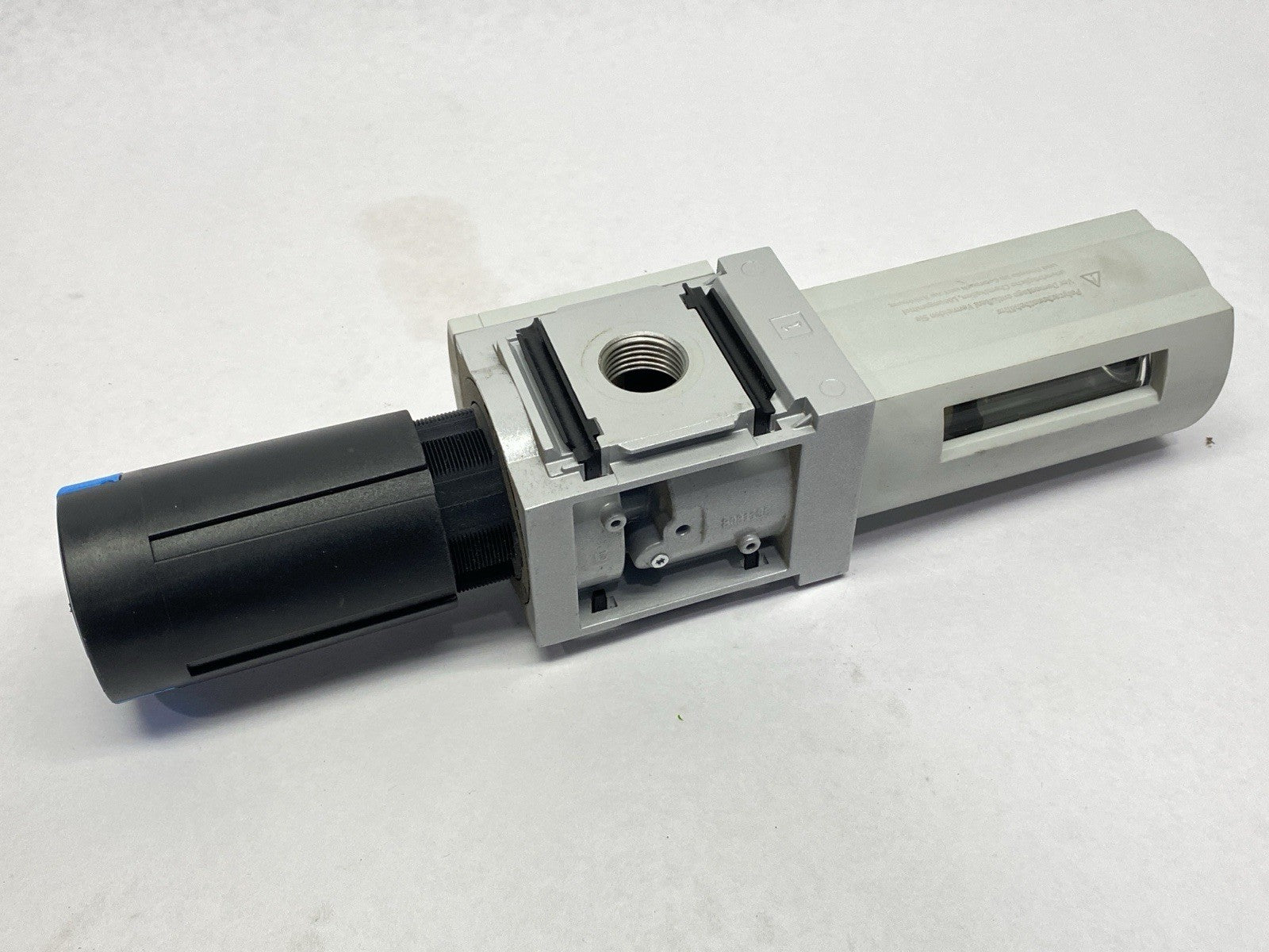 MS6-LFR-1/2-D7-E-R-M-RG-AS | Festo Filter Regulator G1/2 0.5–12bar Auto Drain - Used - Maverick Industrial Sales