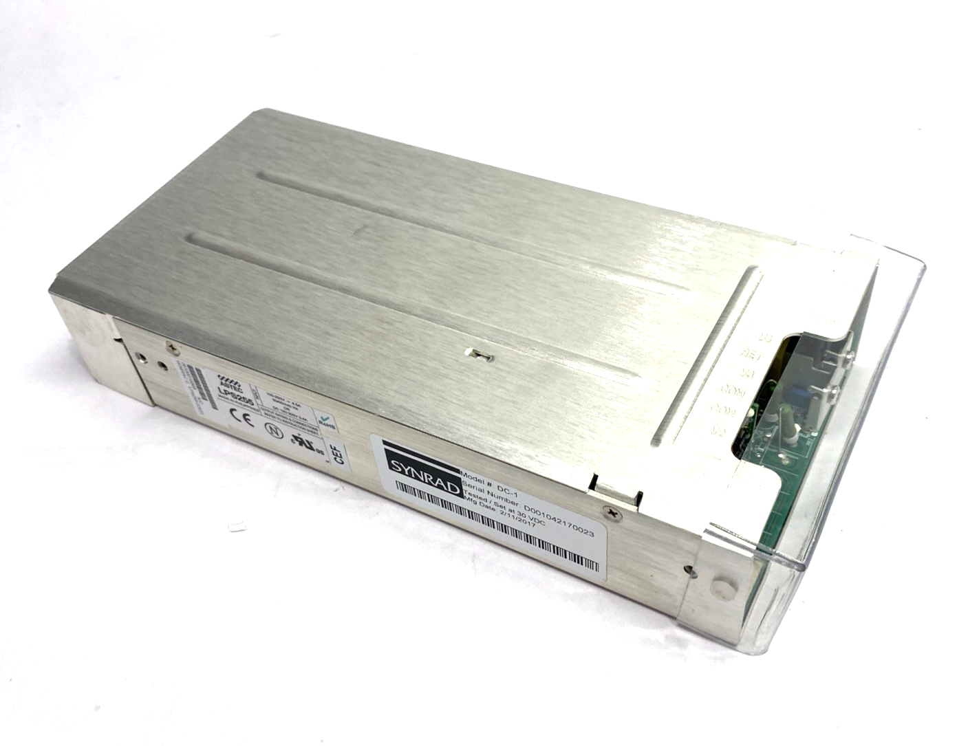 LPS255 | Astec Synrad DC-1 Power Supply Unit 100-250V~4.5A or 120-300VDC 3.4A - Used - Maverick Industrial Sales