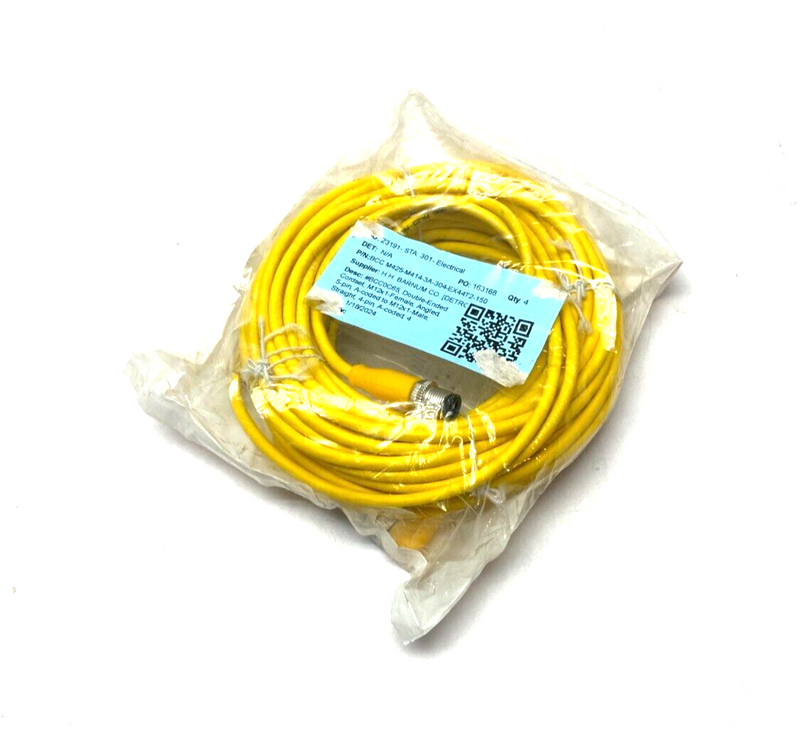 Balluff BCC M425-M414-3A-304-EX44T2-150 Double-Ended Connection Cordset BCC0C65 - Maverick Industrial Sales