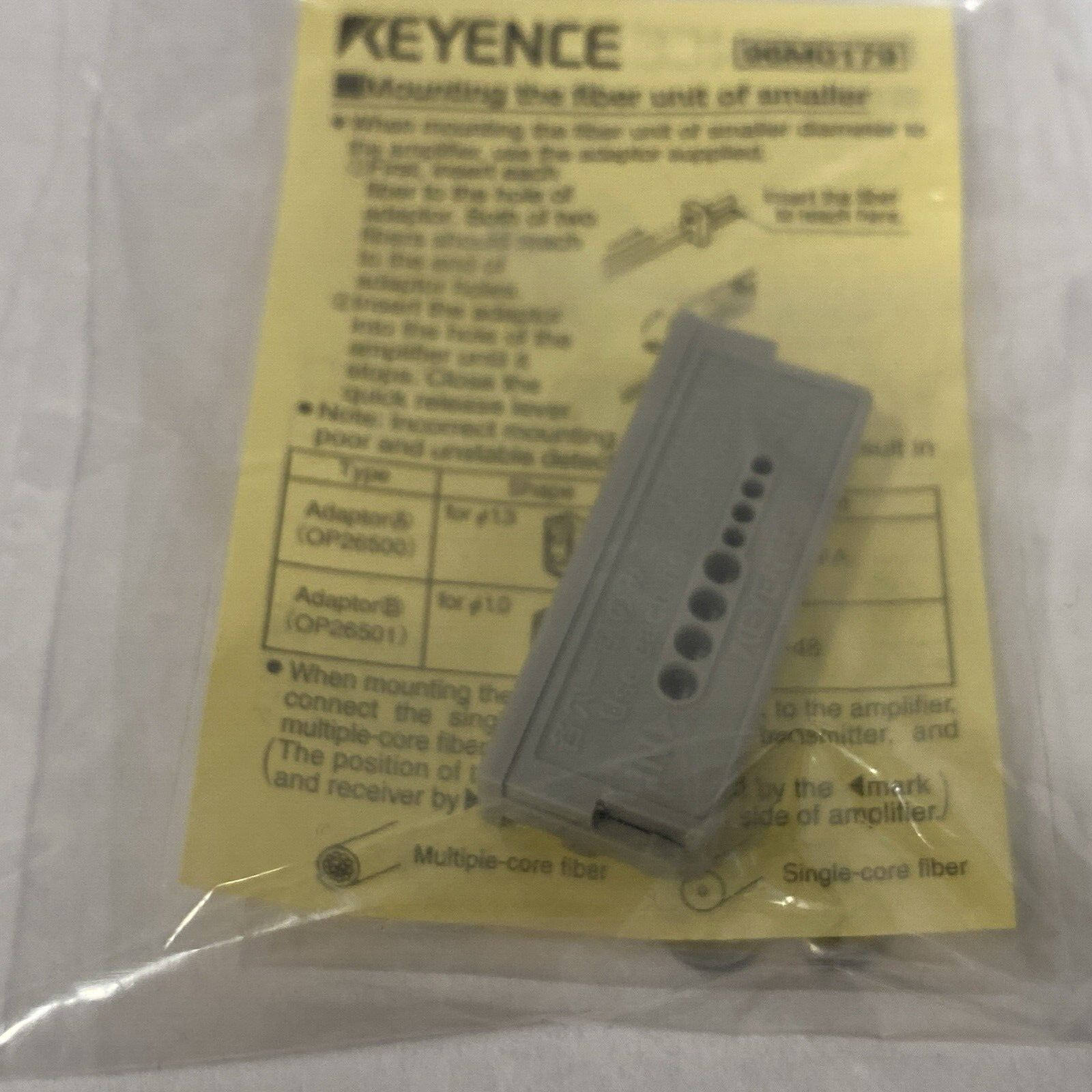 Keyence FU-70TU Thrubeam Type Fiber Unit Sensor - Maverick Industrial Sales