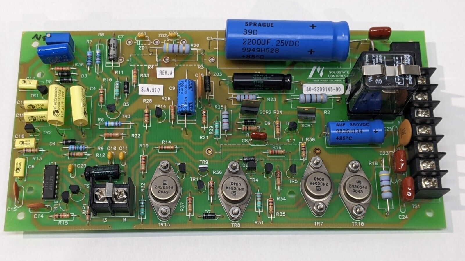 Solidstate Controls 80-9209145-90 Oscillator Control Board Rev. A PCB Module - Maverick Industrial Sales