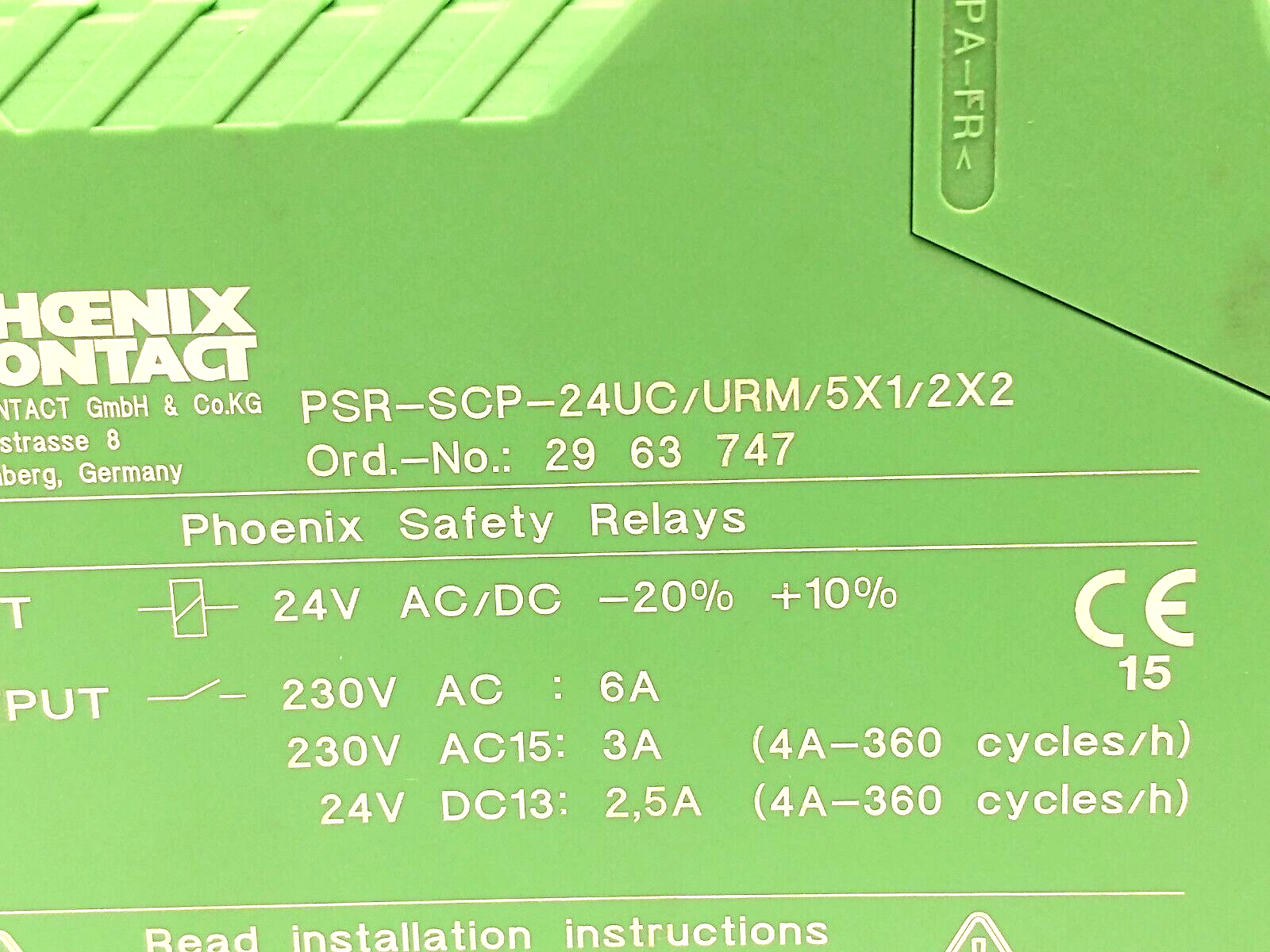 Phoenix Contact PSR-SCP-24UC/URM/5X1/2X2 Coupling Relay 2963747 - Maverick Industrial Sales