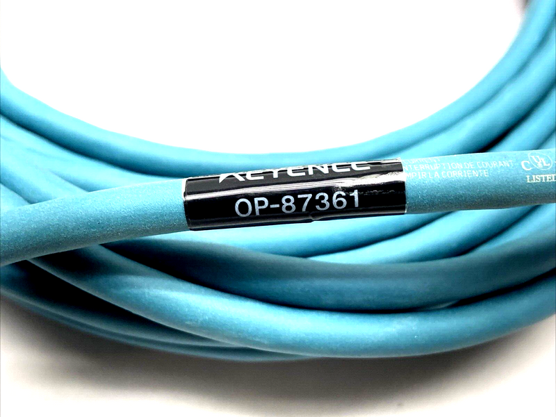 Keyence OP-87361 Industrial Ethernet Cable 10m Length - Maverick Industrial Sales