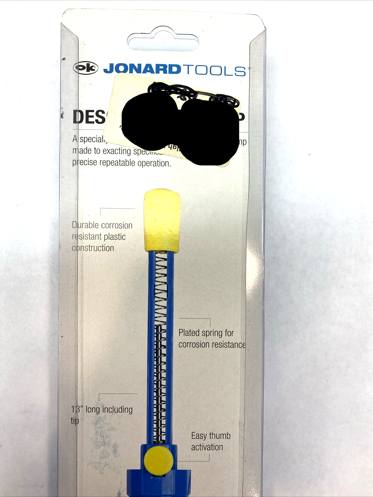 Jonard DP‑100 High‑Vacuum Desoldering Pump 13″ Teflon Tip - Maverick Industrial Sales