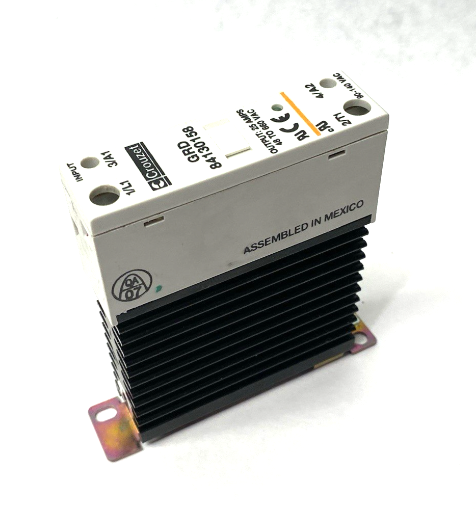 Crouzet GRD 84130158 Solid State Relay SCR Output 22.5mm, DIN Rail Mount - Maverick Industrial Sales