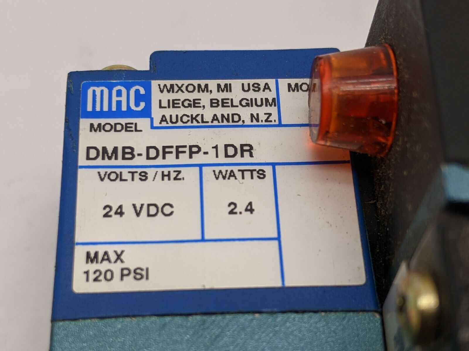 MAC Valves MV-P2A-ABDA-DM-DFFP-1DR Direct Solenoid Operated Valve Dbl Operator - Maverick Industrial Sales