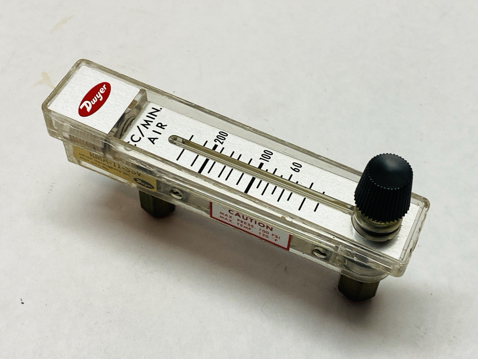 Dwyer RMA-11-SSV Rate-Master Variable Area Flowmeter - Maverick Industrial Sales