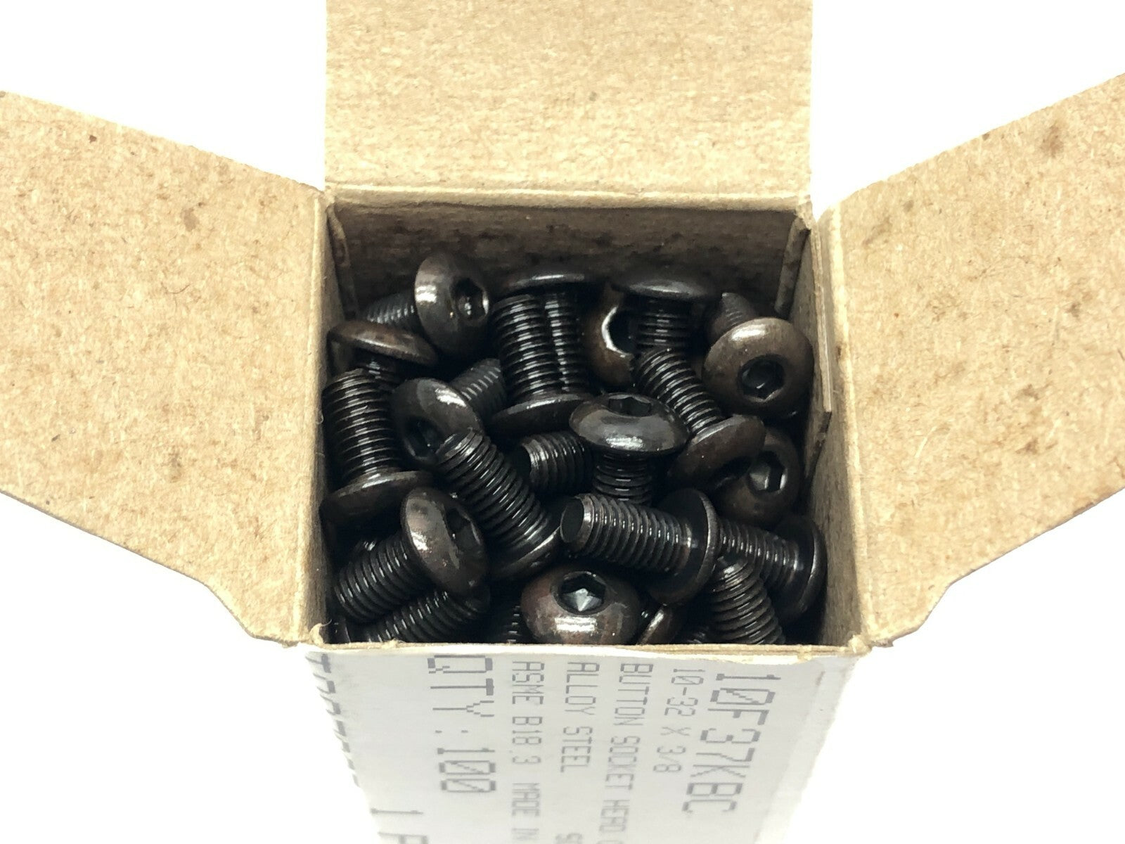 Kerr 10F37KBC Button Head Socket Cap Screw 10-32 x 3/8" PKG OF 100 - Maverick Industrial Sales