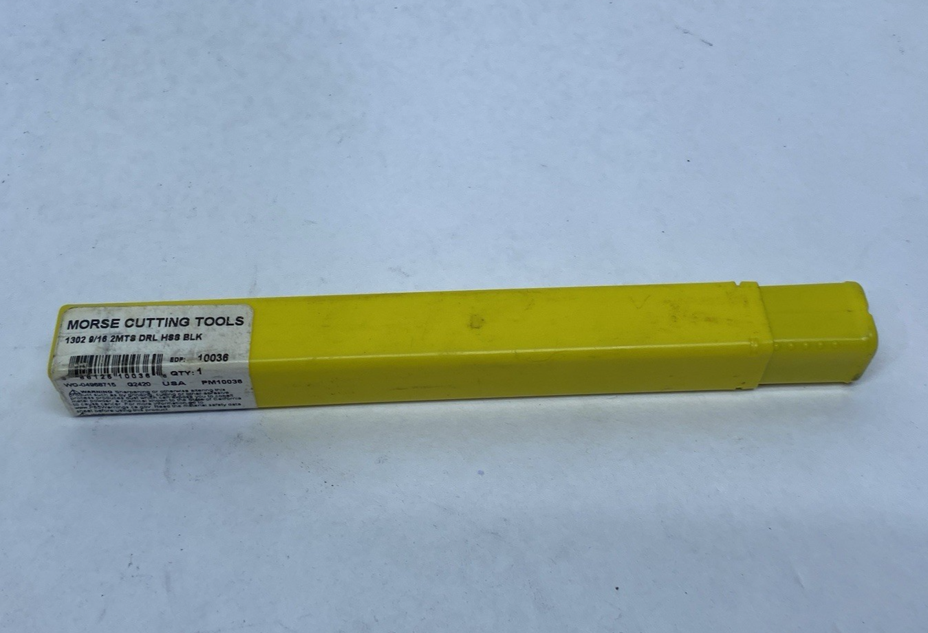 10036 | Morse Cutting Tools Taper Shank Drill Bit 1302 9/16 2MTS DRL HSS BLK - New Other - Maverick Industrial Sales