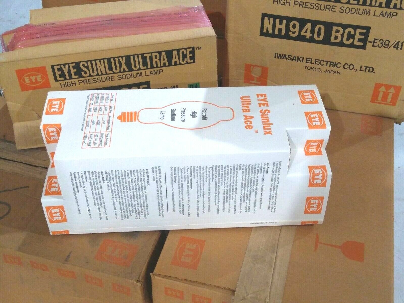 Iwasaki EYE Sunlux Ultra ACE NH940BCE RetroFit BT56 H36 & M47 HPSL LOT OF 37 - Maverick Industrial Sales
