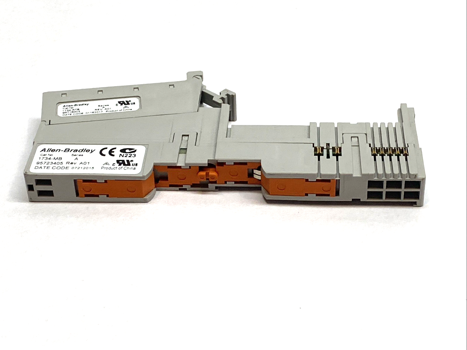 1734-RTB | Allen-Bradley POINT I/O Base w/ 8-Point Terminal Block 1734-MB LOT OF 2 - Used - Maverick Industrial Sales