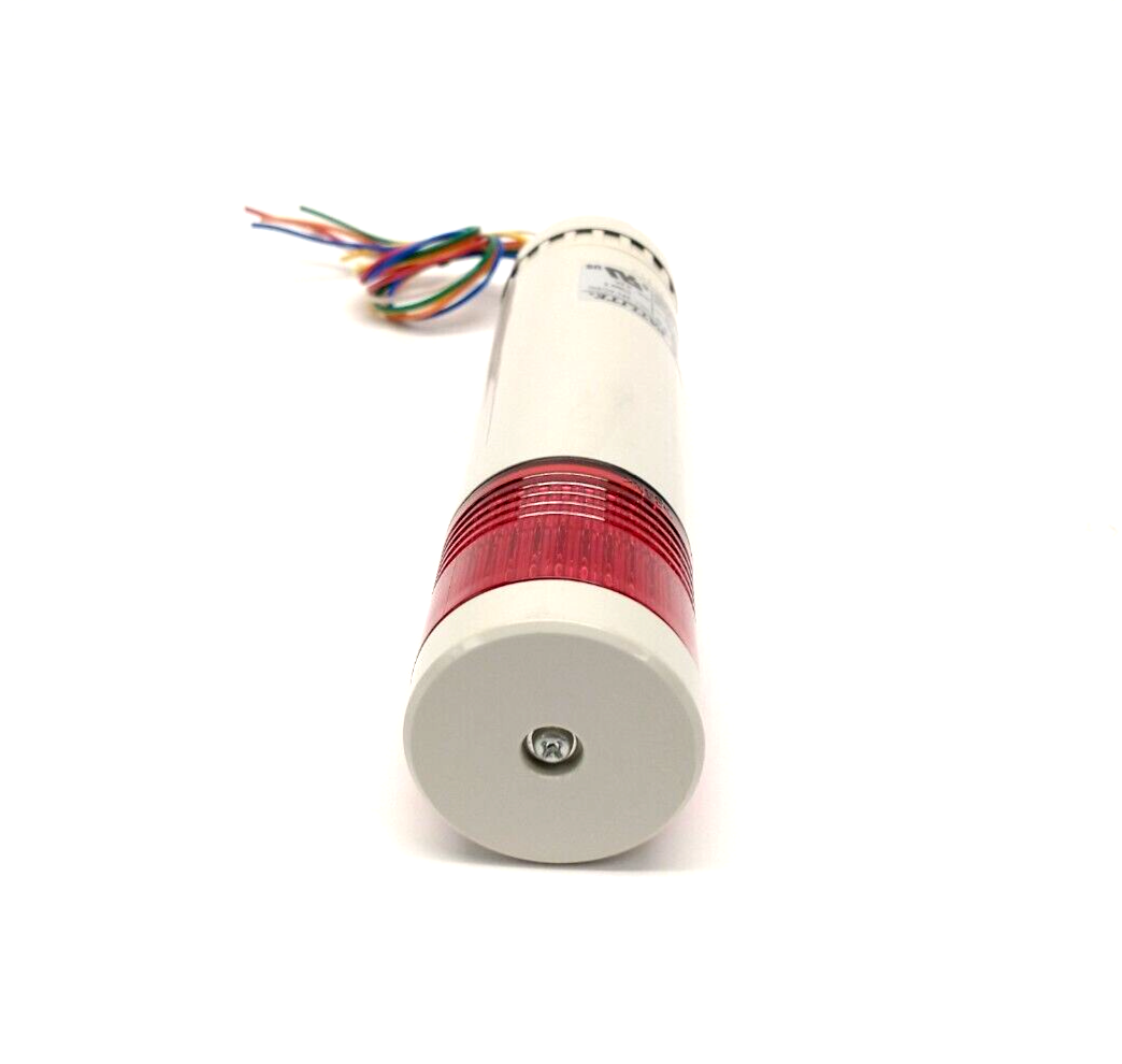 Patlite LCE-102-R Audible Signal Tower Stack Light, Red, 24V AC/DC NO MOUNT - Maverick Industrial Sales