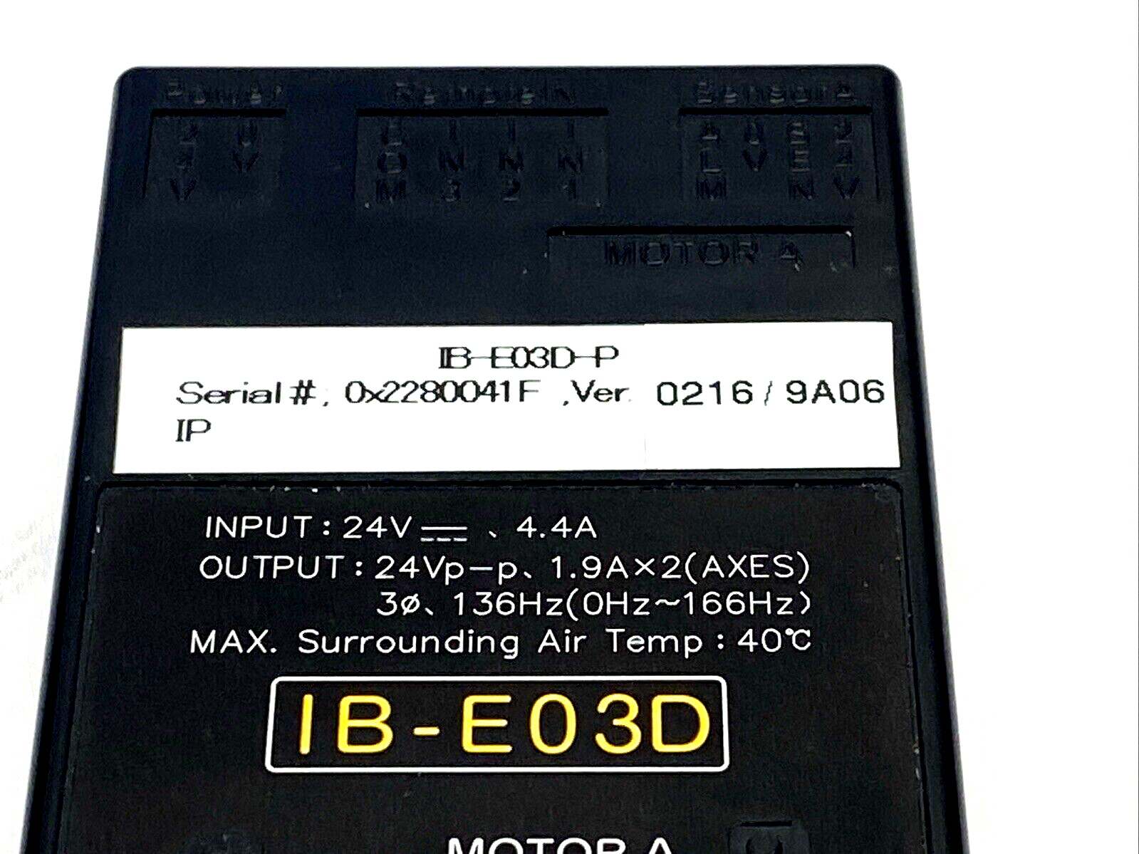 Itoh Denki IB-E03D-P Brushless DC Motorized Drive Roller Controller IB-E03D - Maverick Industrial Sales