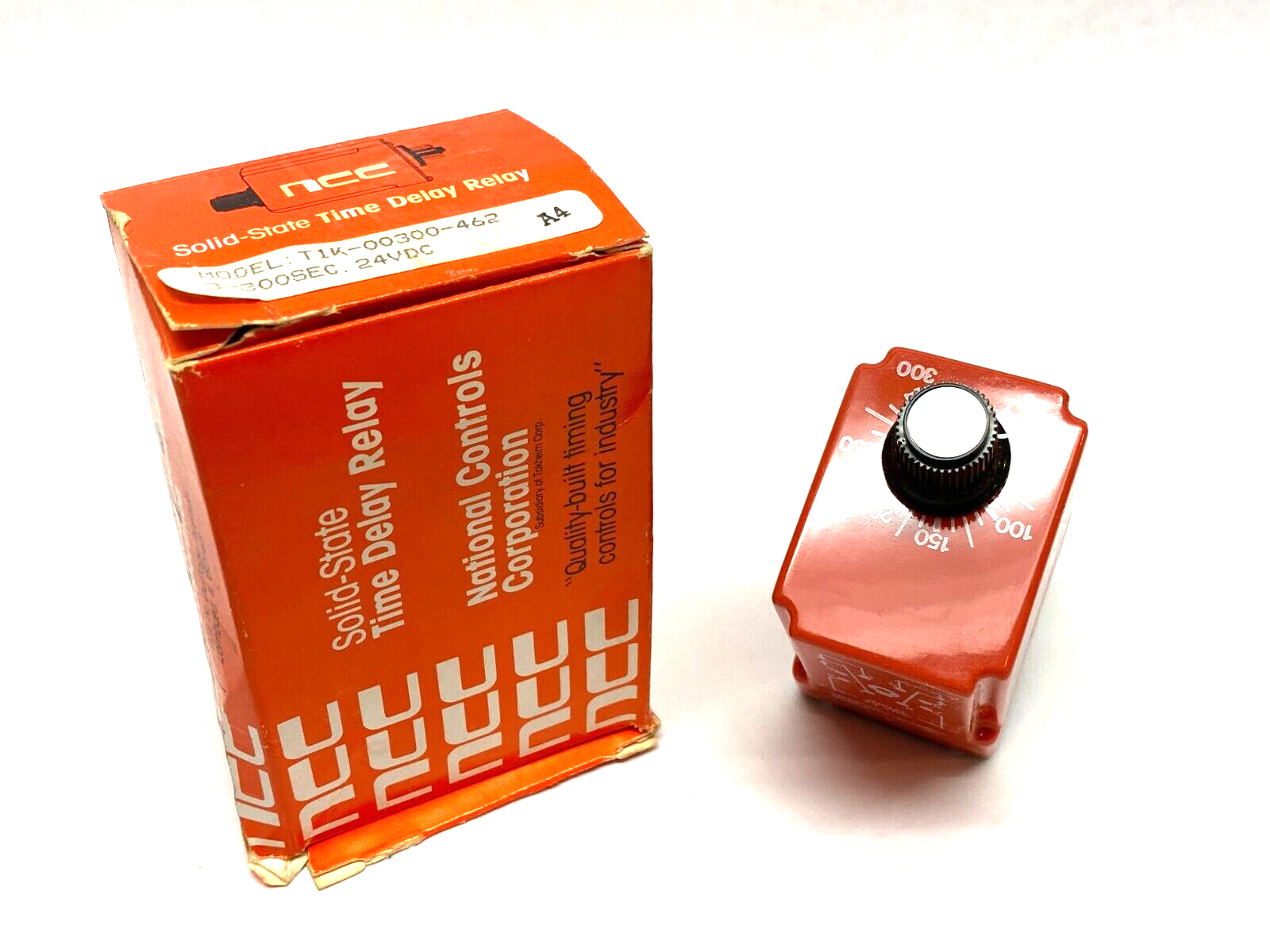 NCC National Controls Corp T1K-00300-462 Solid-State Time Delay Relay 3-300sec - Maverick Industrial Sales