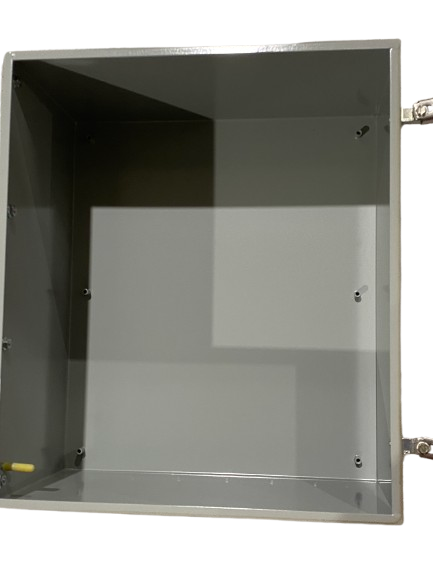 SCE-16148CHNF | Saginaw Control & Engineering Wall Mount Enclosure, Gray Steel - New – Open box - Maverick Industrial Sales