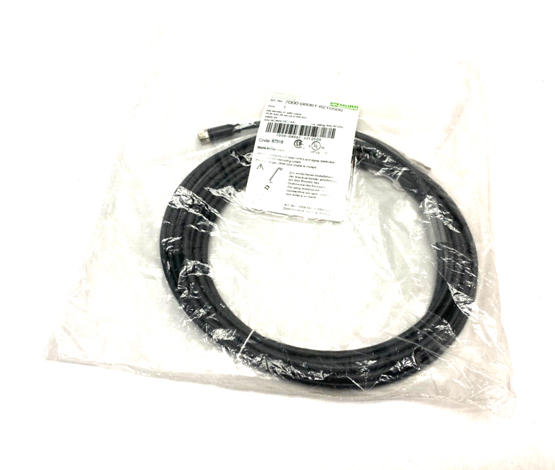 Murrelektronik 7000-08061-6210500 Single Ended Cordset M8 Female 5m Length - Maverick Industrial Sales