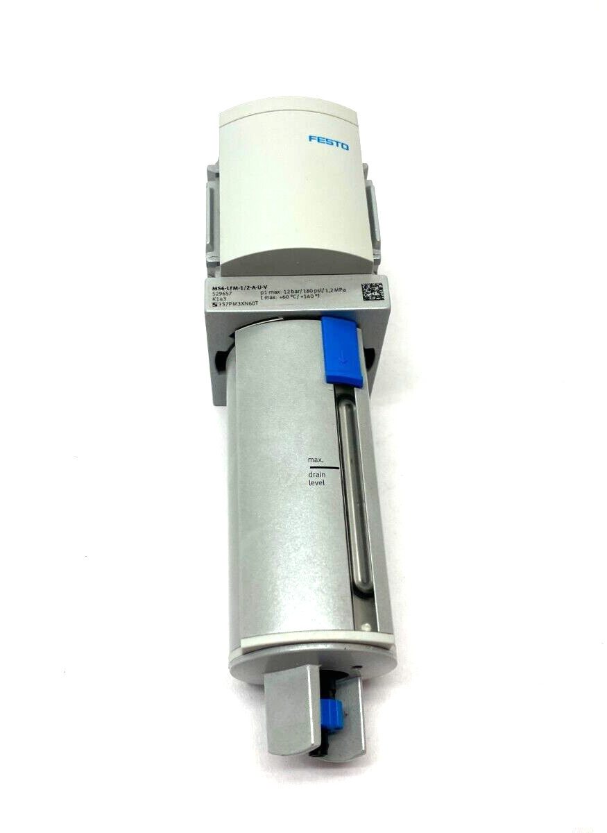 Festo MS6-LFM-1/2-A-U-V Micro Fiber Filter 1/2" Ports 529657 - Maverick Industrial Sales