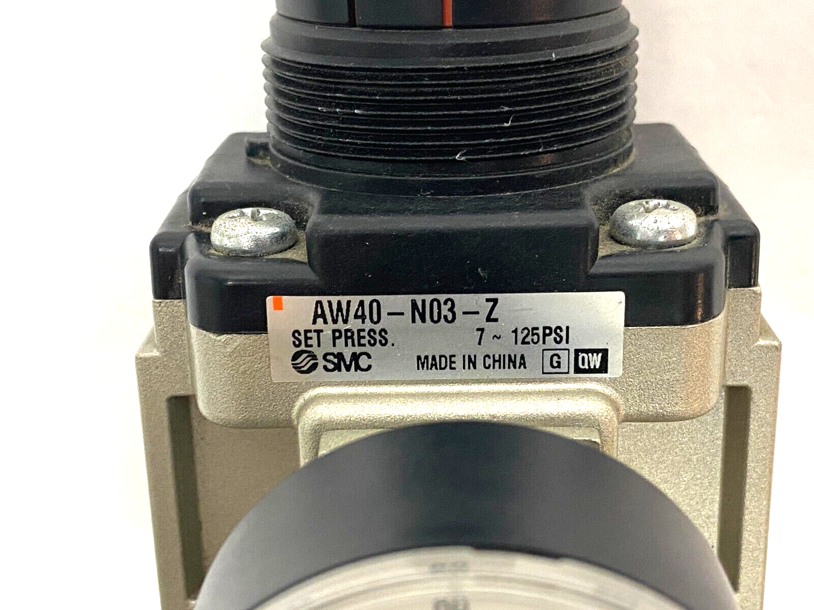 SMC AW40-N03-Z Modular Pneumatic Filter Regulator 7~125psi w/ Gauge - Maverick Industrial Sales