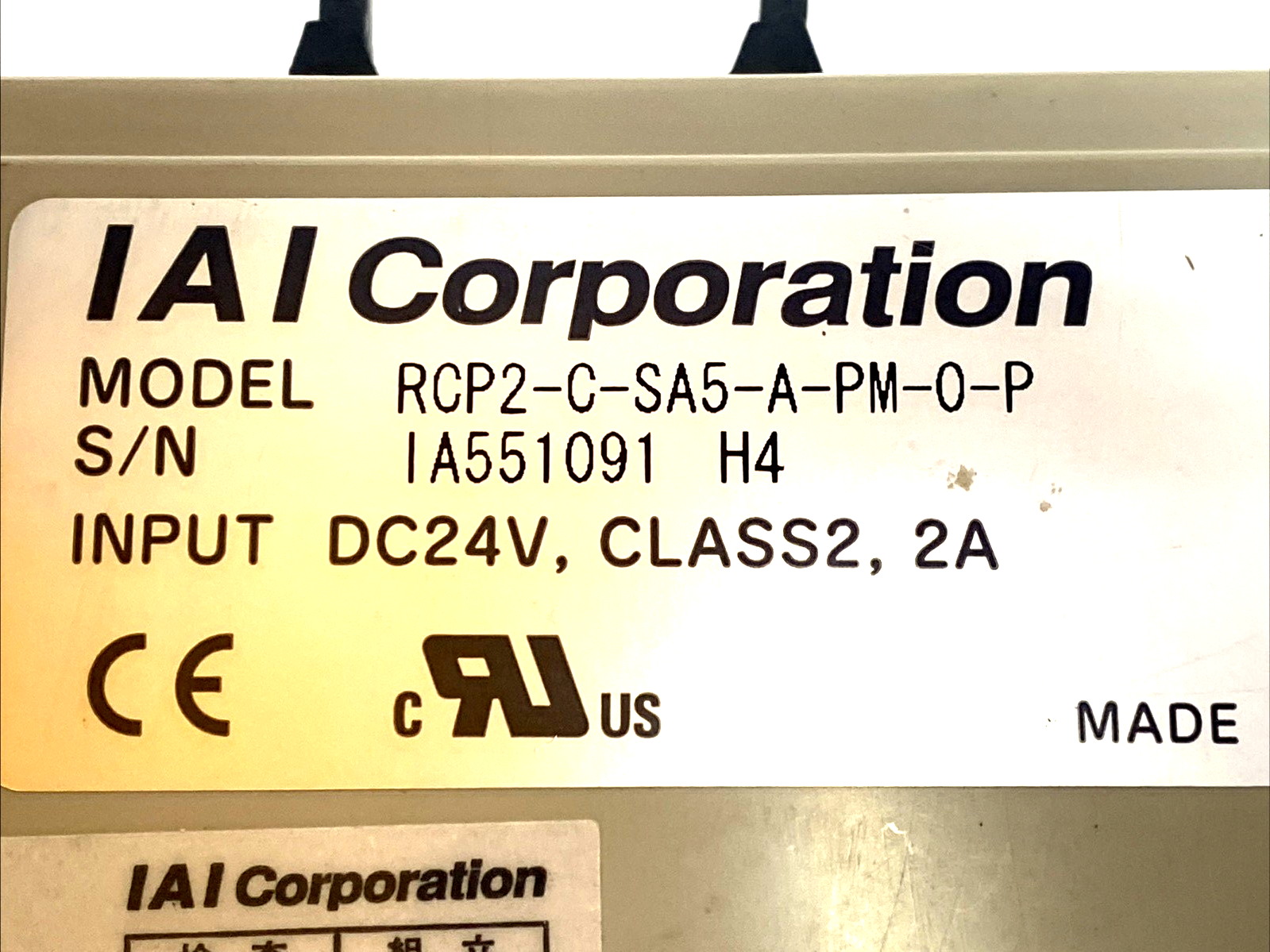 RCP2-C-SA5-A-PM-0-P | IAI ROBO Cylinder Controller 24VDC PNP - For parts or not working - Maverick Industrial Sales