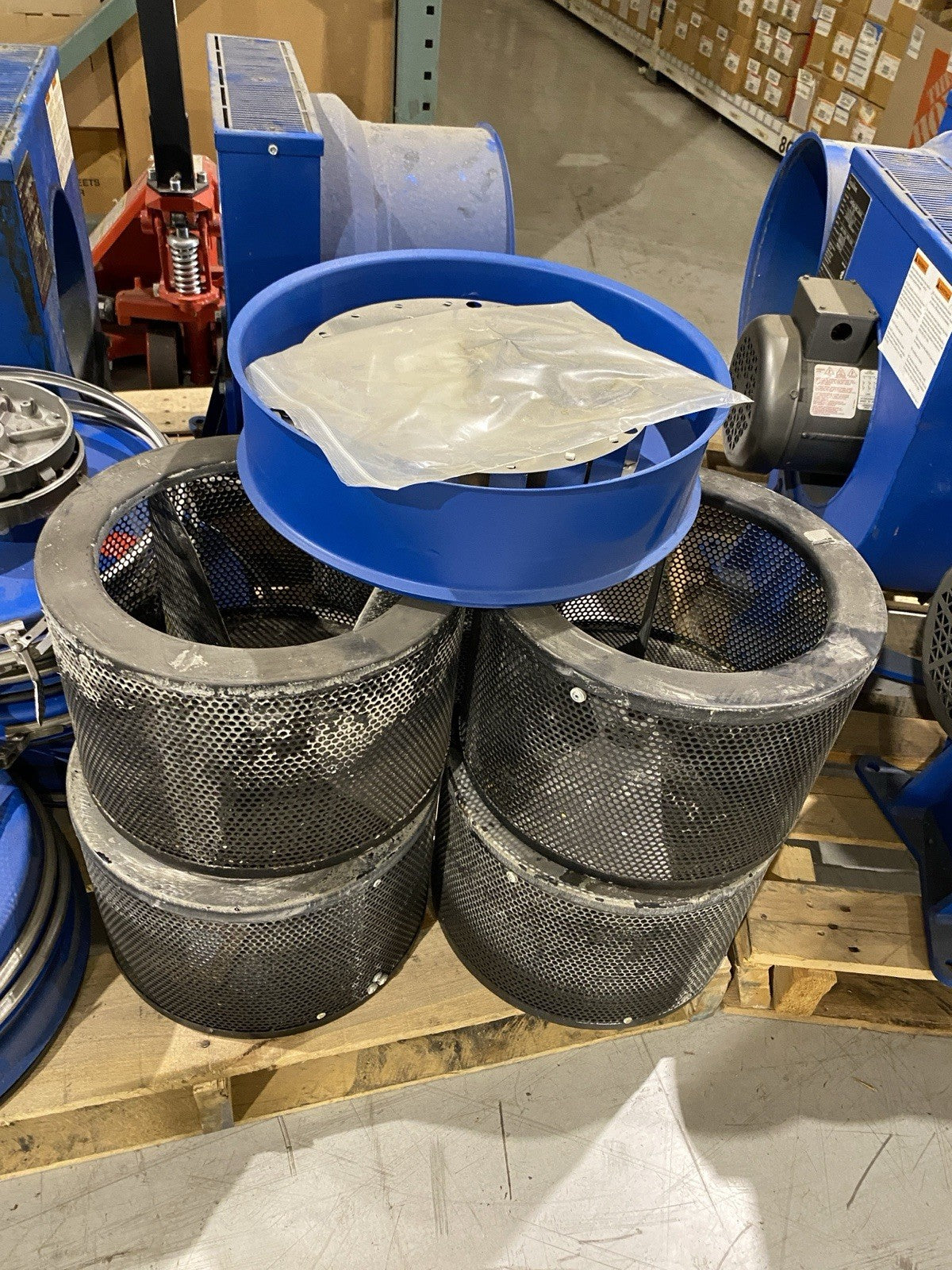 E-500 | Lot of 9 Donaldson Torit Centrifugal Mist Separator with Parts. For Repair - For parts or not working - Maverick Industrial Sales