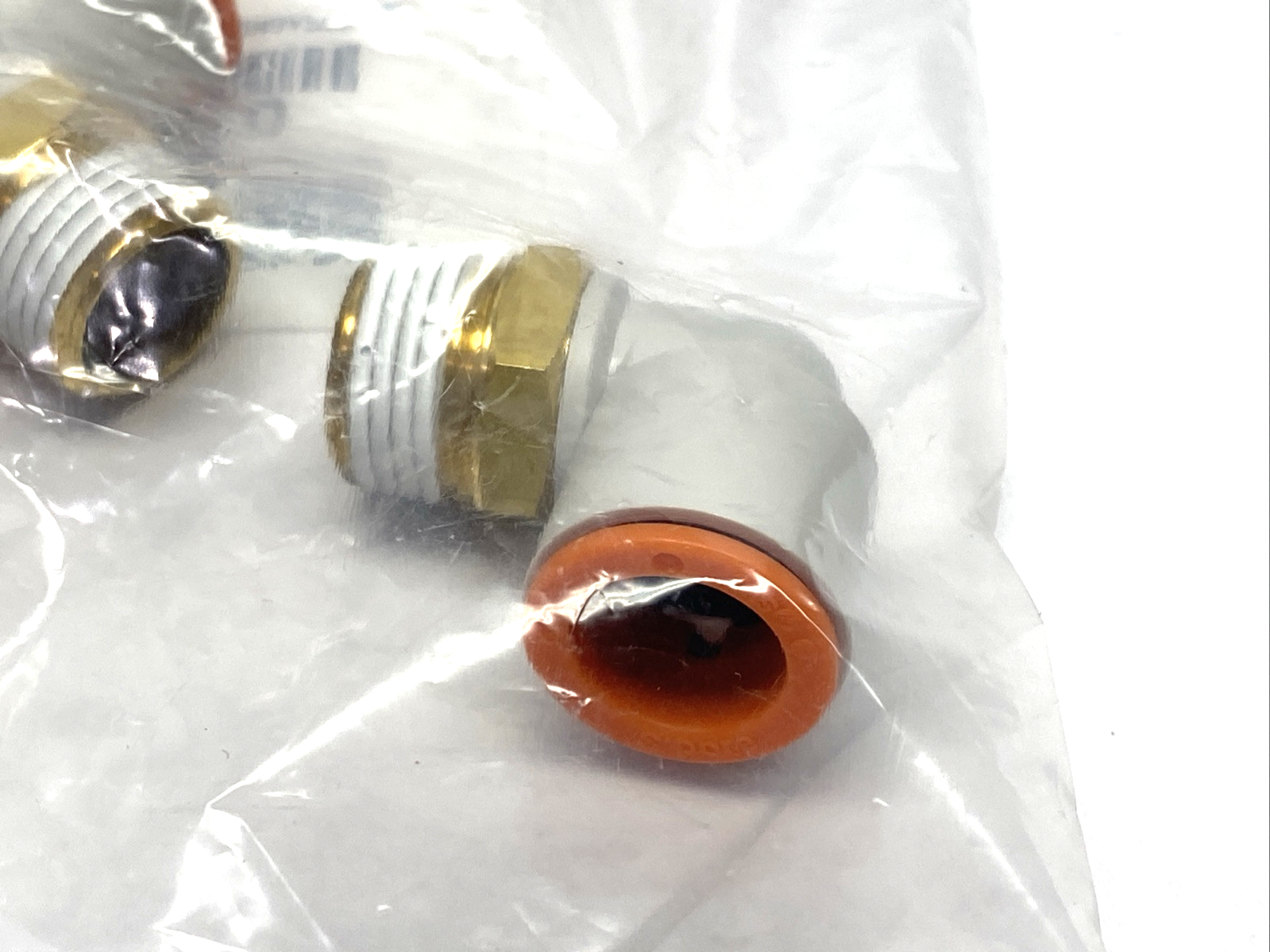 SMC KQ2L13-36AS Male Elbow Fitting 1/2" Tube O.D. 3/8" NPT 10-PACK - Maverick Industrial Sales
