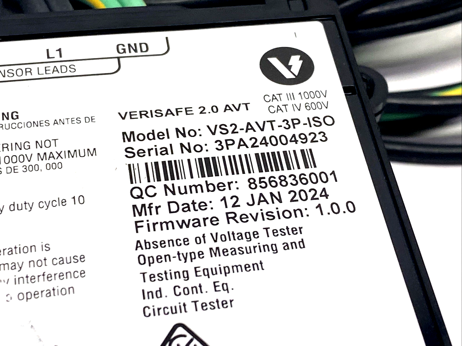 VS2-AVT-3P-ISO | Panduit VeriSafe 2.0 3-Phase Isolation Module - Used - Maverick Industrial Sales
