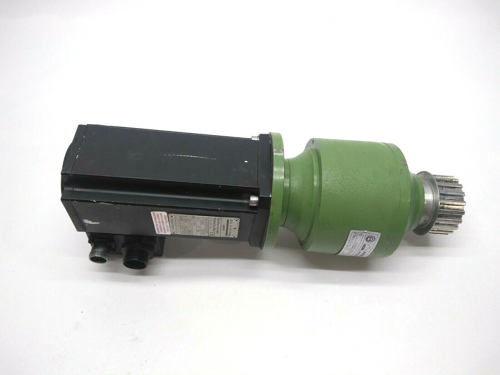 GEC Alsthom Parvex LX43CKR2000 Brushless Servo Motor with AKIM AG Gear Reducer - Used - Maverick Industrial Sales