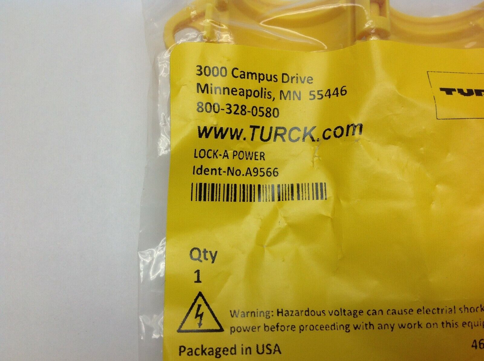Turck LOCK-A POWER Lokfast Guard A9566 - Maverick Industrial Sales