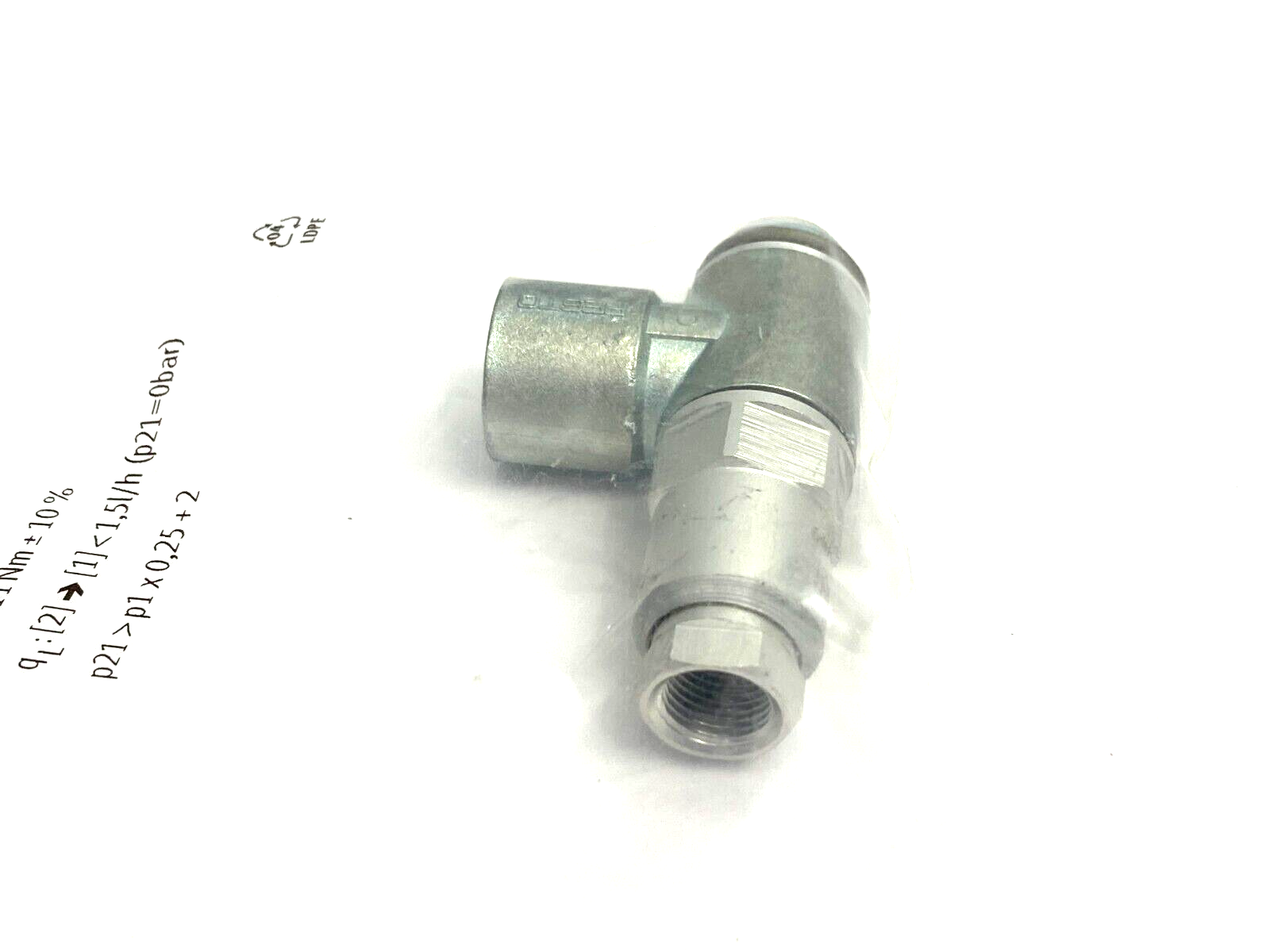 Festo HGL-1/4-B Piloted Non-Return Check Valve 530031 - Maverick Industrial Sales