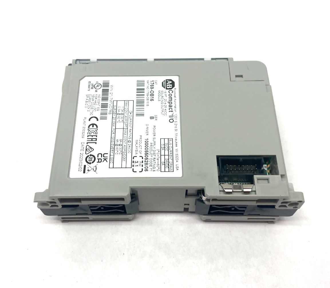 1769-OB16 | Allen Bradley Ser. B Compact I/O Sourcing Output Module 16 Pt. - New – Open box - Maverick Industrial Sales